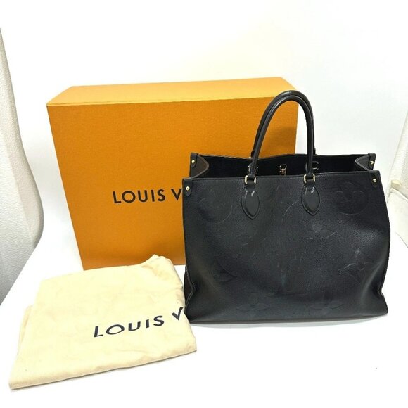 LOUIS VUITTON M44925 Monogram Empreinte On-the-go GM 2WAY bag Tote Bag - Picture 1 of 16